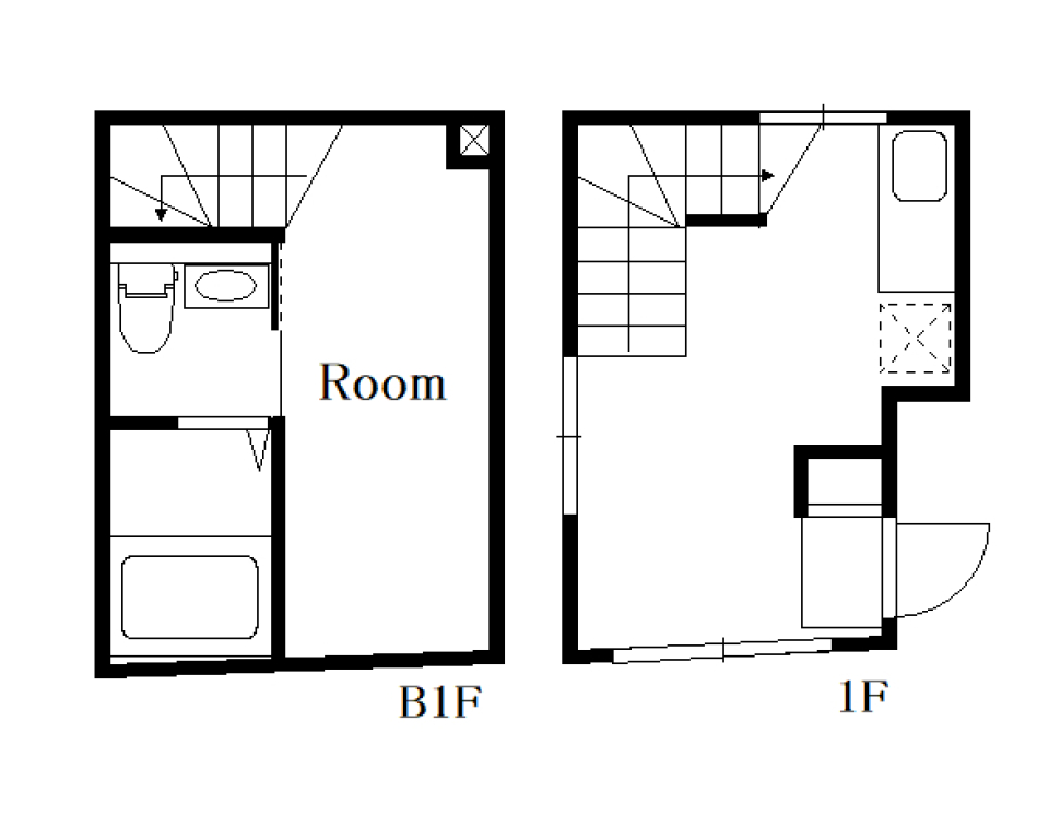 1度は憧れた秘密基地。実現できます。の間取り図