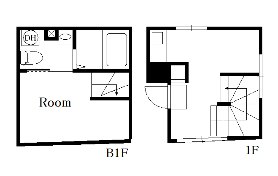 持て余さないぴったりサイズの間取り図
