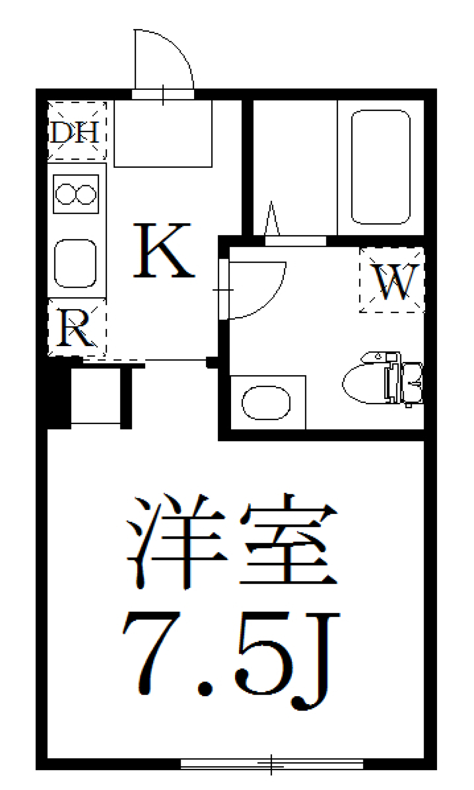 クールでカッコイイ暮らしの間取り図