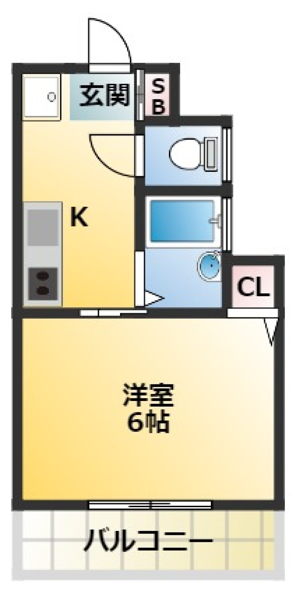 スカイガーデン　302号室の間取り図