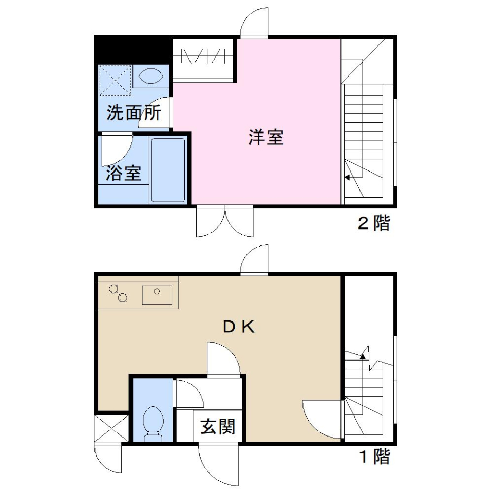 フォーチュンコート代々木　１０７号室の間取り図