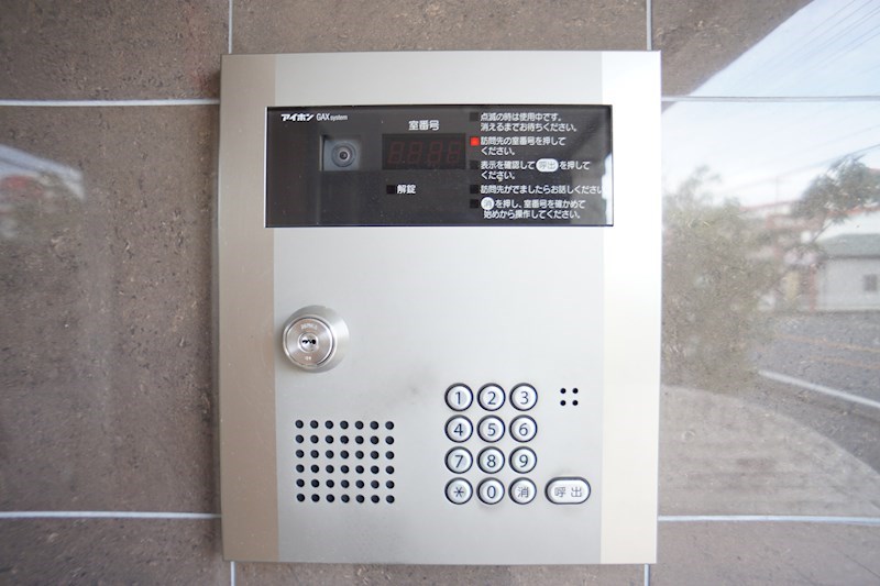 エントランスのモニタ付オートロック