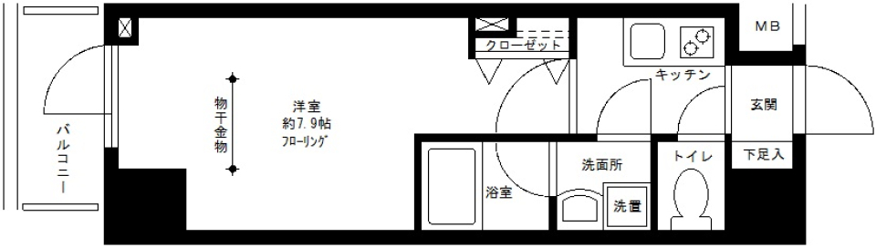 見た目も暮らしも、シンプルでいいんです。の間取り図