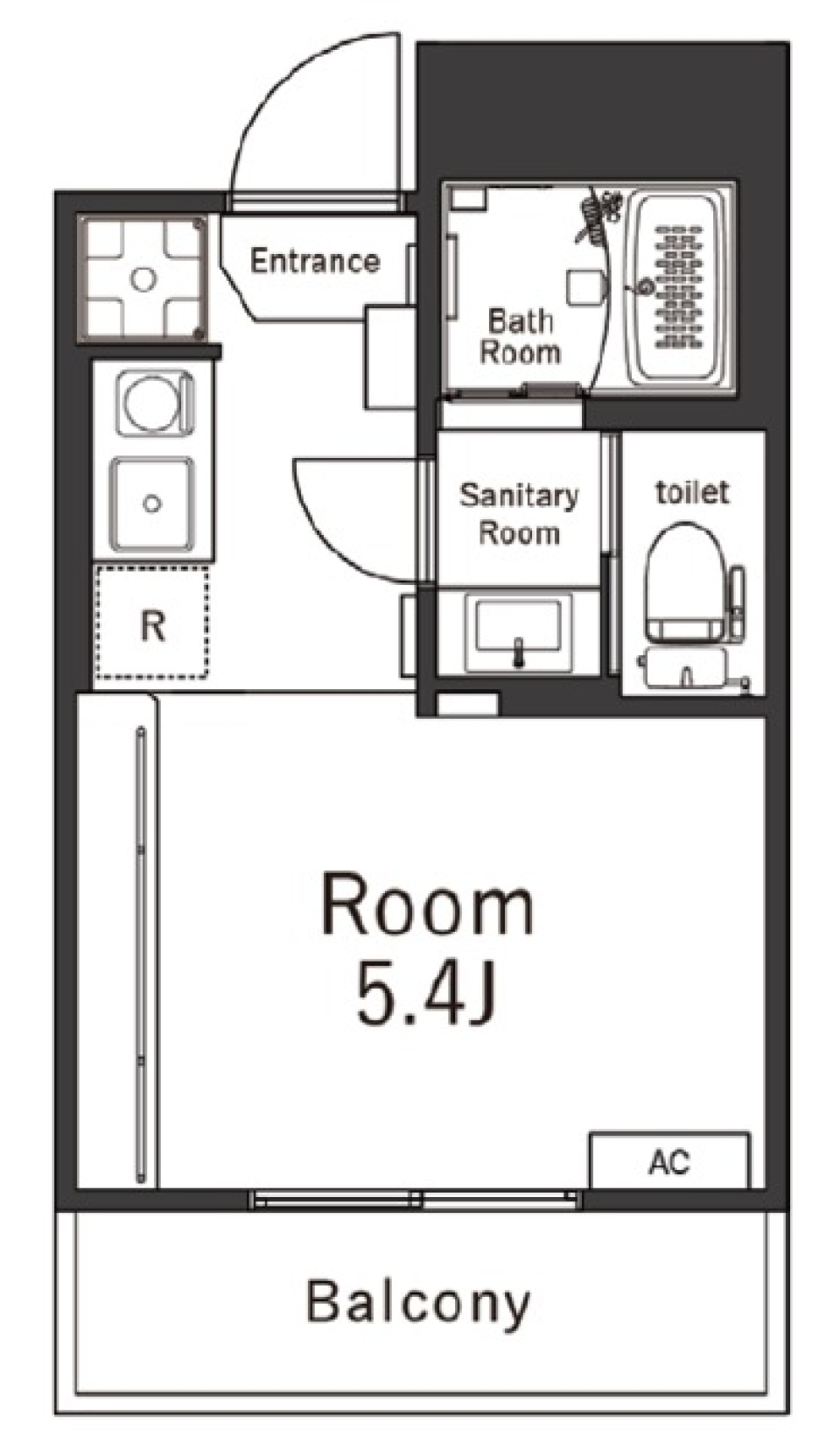 Ｂｅｌｌｅｖｉａｇｅ　Ｈａｃｈｉｏｊｉ　９０３号室［ペット可］の間取り図