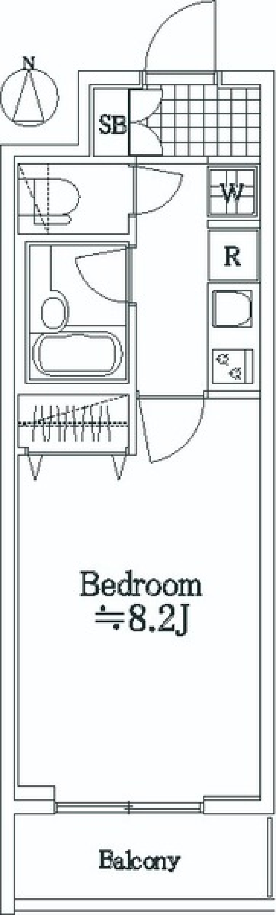 Ｌ-Ｆｌａｔ入谷　102号室［ペット可］の間取り図