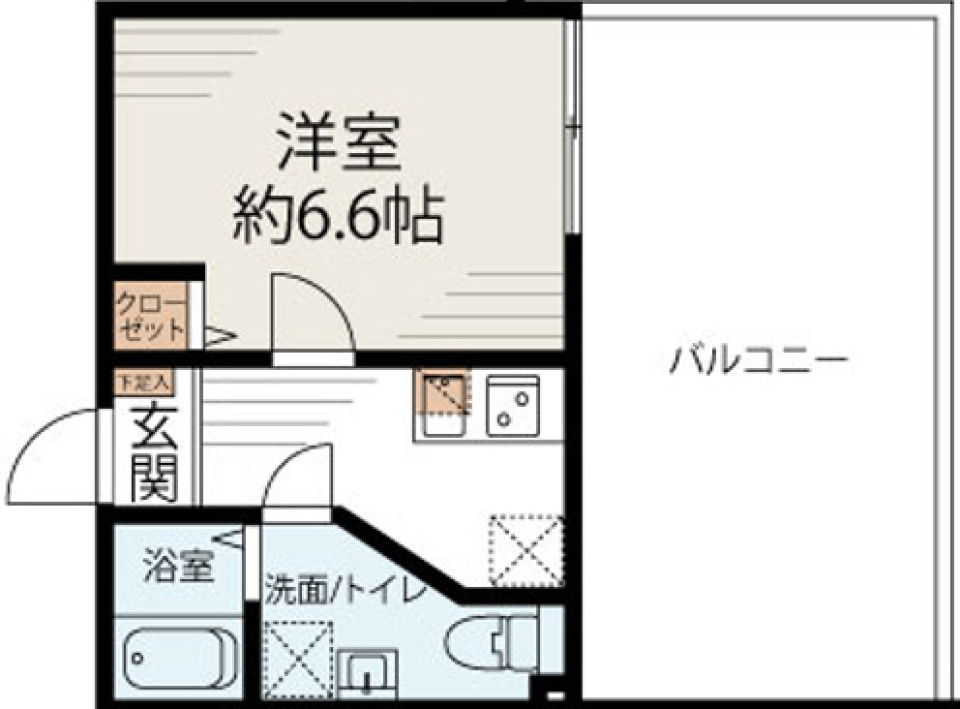 プリマベーラ板橋本町　５０１号室［ペット可］の間取り図