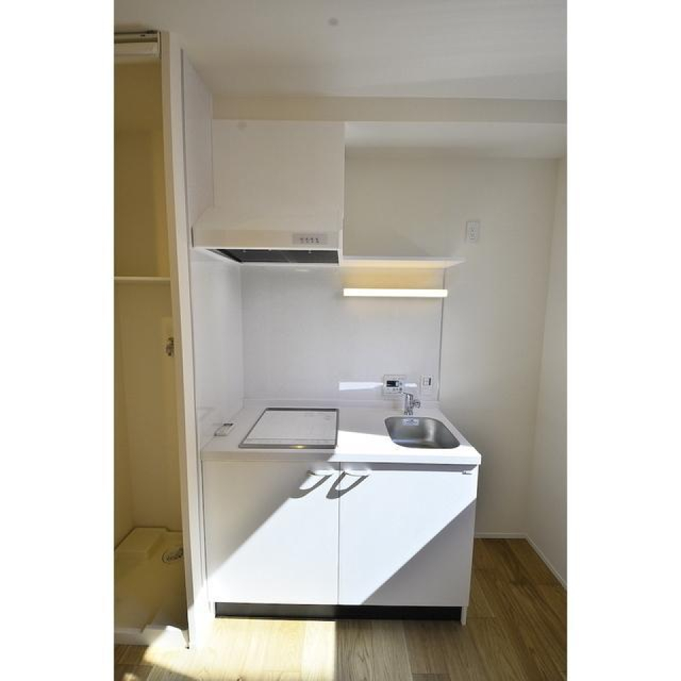 2口のIHコンロが設置されています。