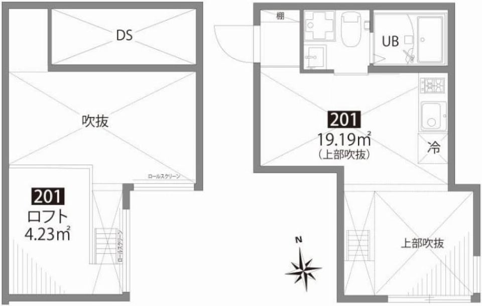 ポカポカ陽気に心はワクワクの間取り図