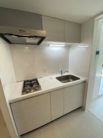 調理スペースが取れているシステムキッチン