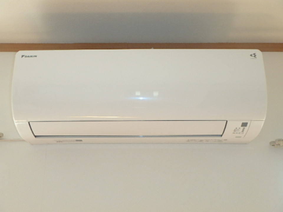 1階LDKにはエアコン完備