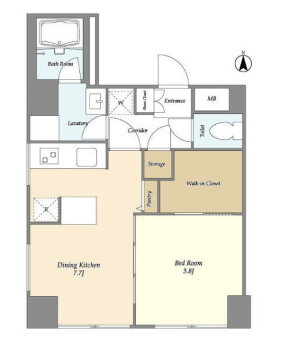 新しい住まいに幸せあれの間取り図
