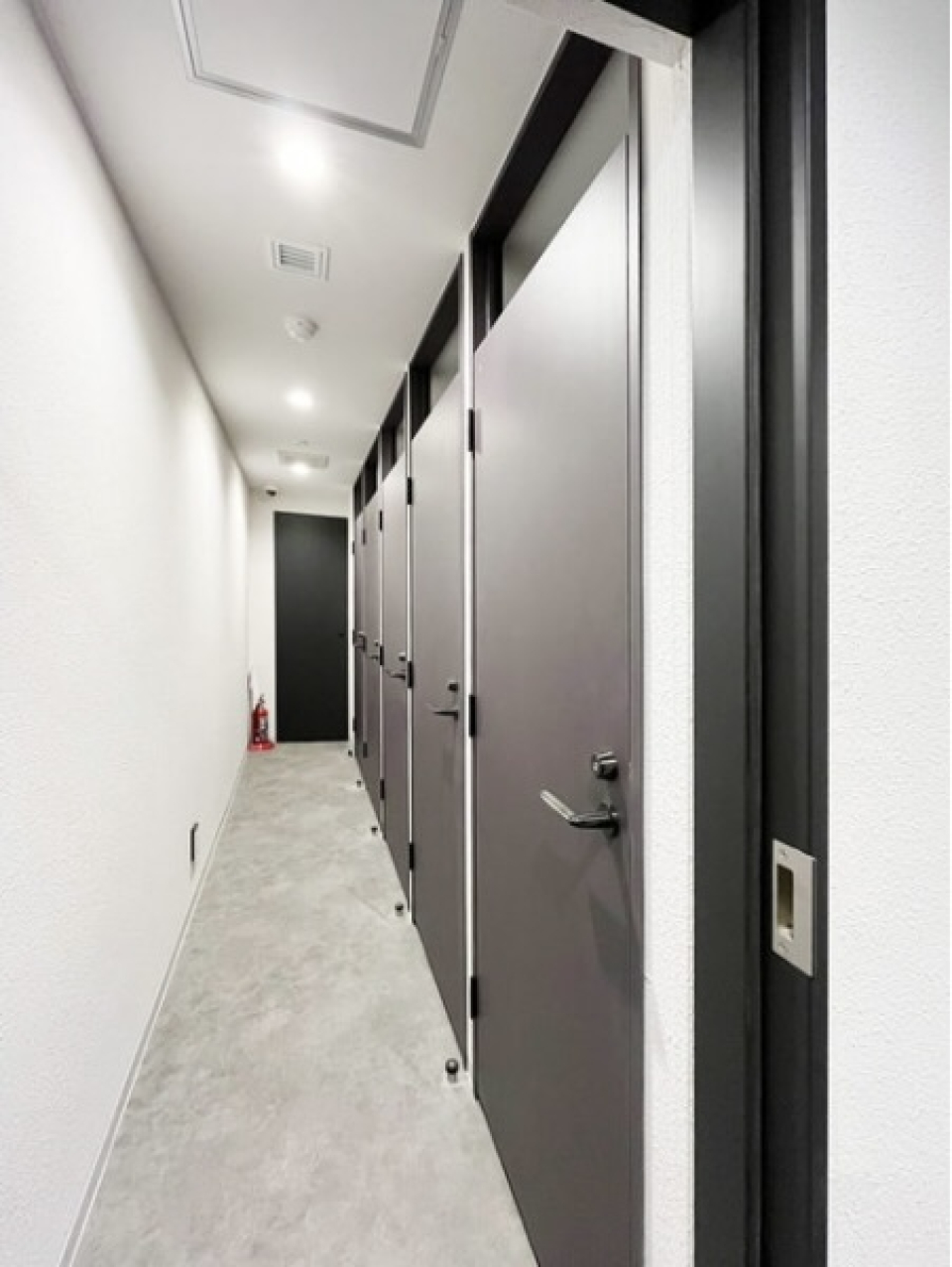 地下にある有料のトランクルーム