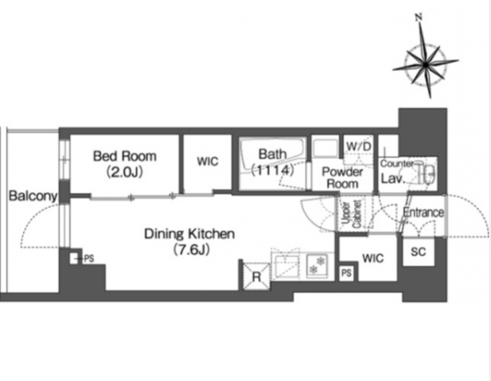ペットに優しい部屋づくりの間取り図