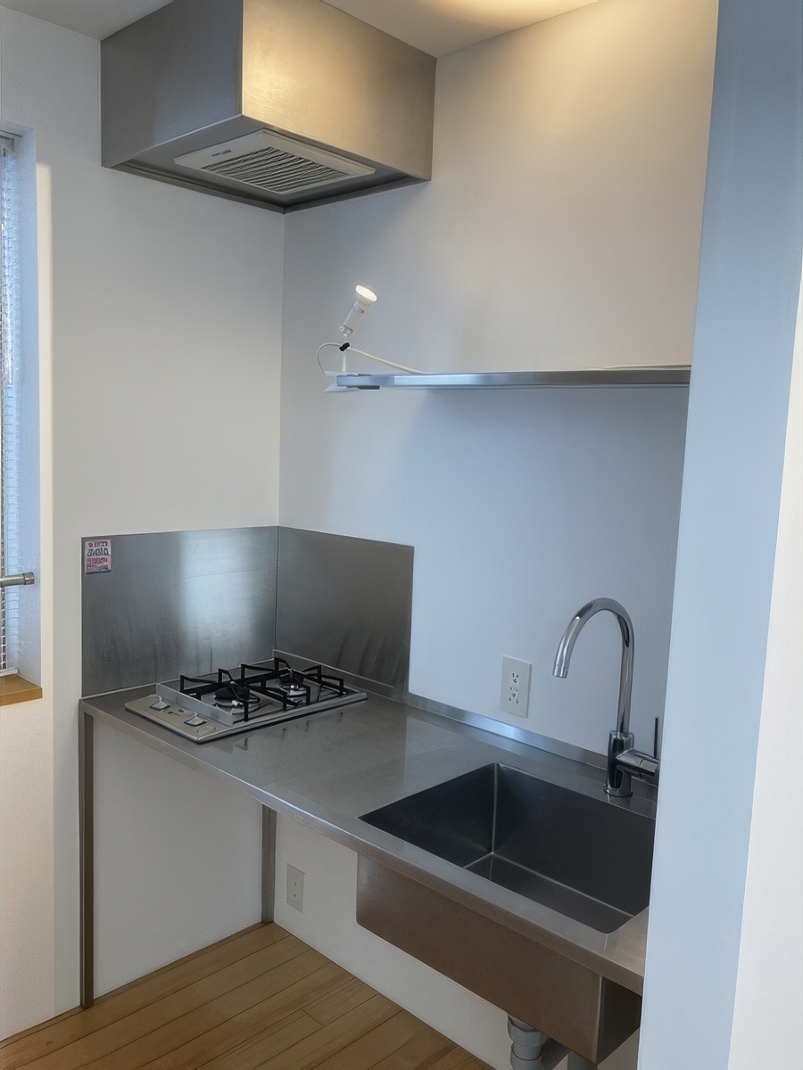 この潔いシンプルキッチンが良い