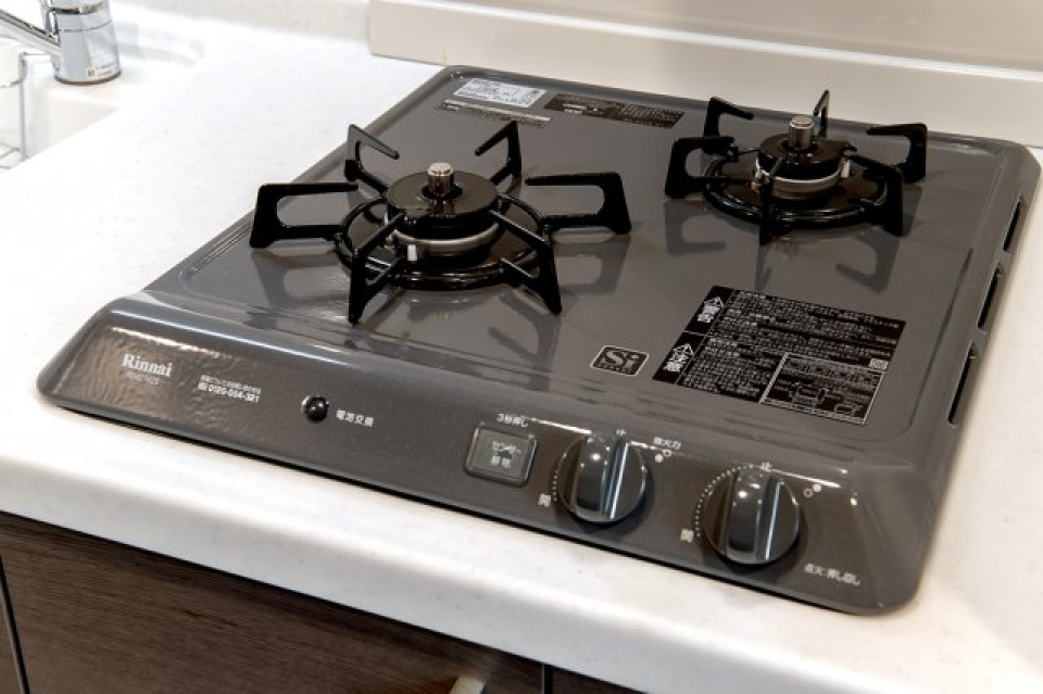 2口ガスコンロ