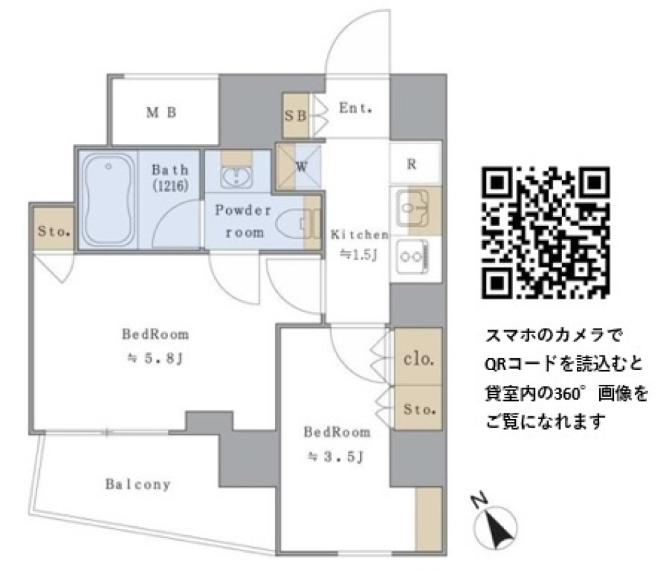愛犬と過ごす落ち着きのある時間の間取り図