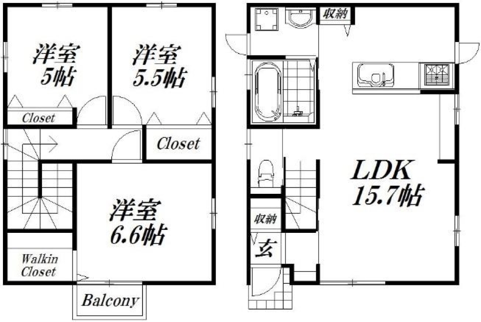 屋根裏部屋でかくれんぼ！？の間取り図
