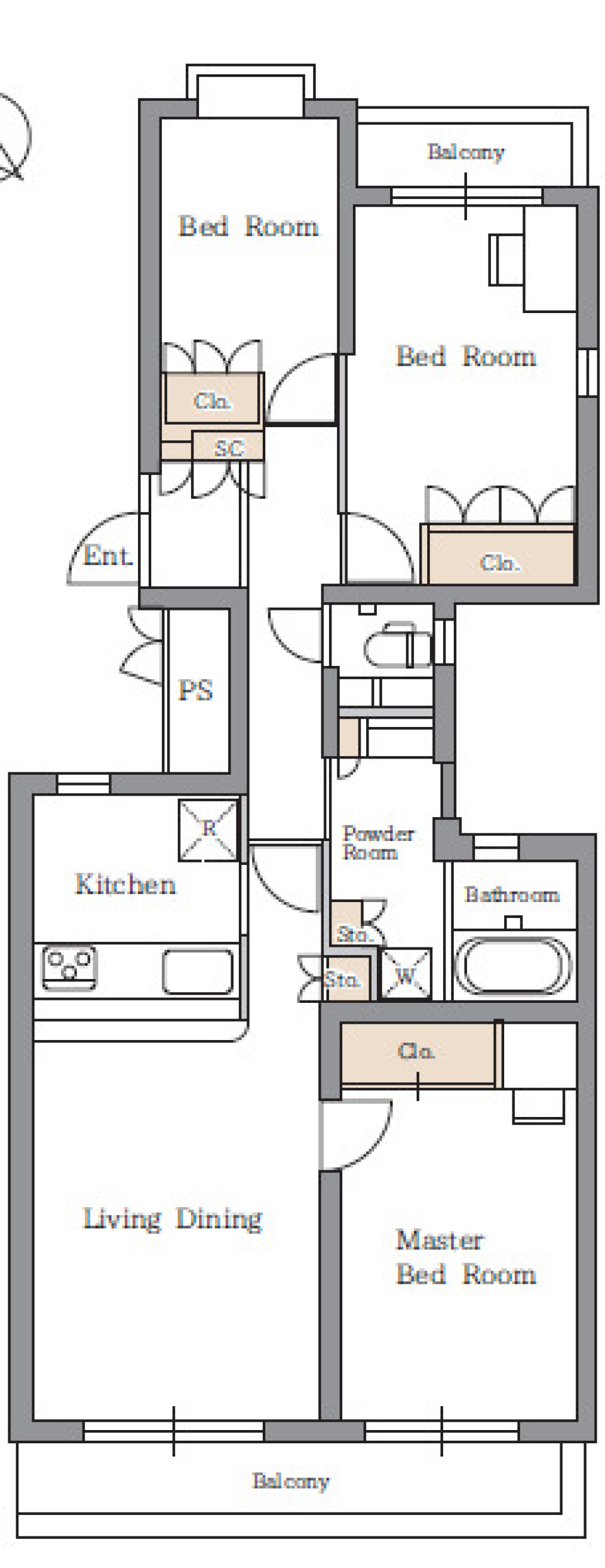 ゆっくりゆったり文京区生活［ペット可］の間取り図