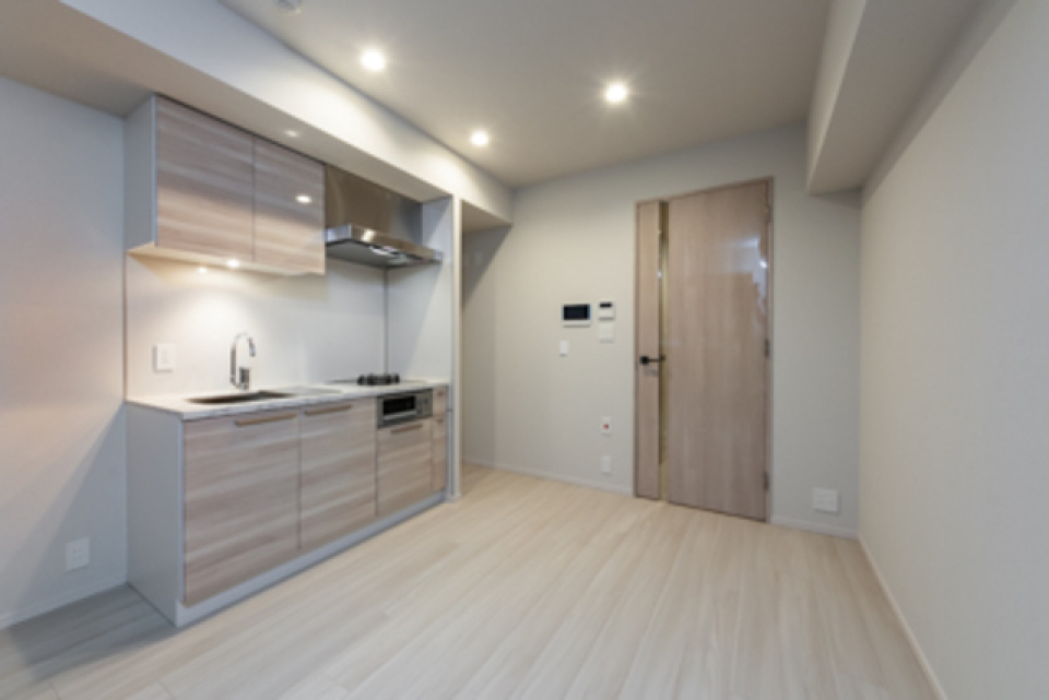 ダイニングキッチンは７．２帖です。※写真は同タイプ住戸です。