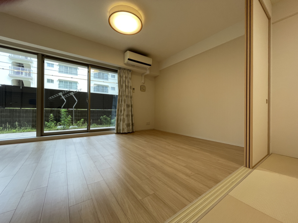 和室は開けておくと、さらに広がりができますね。