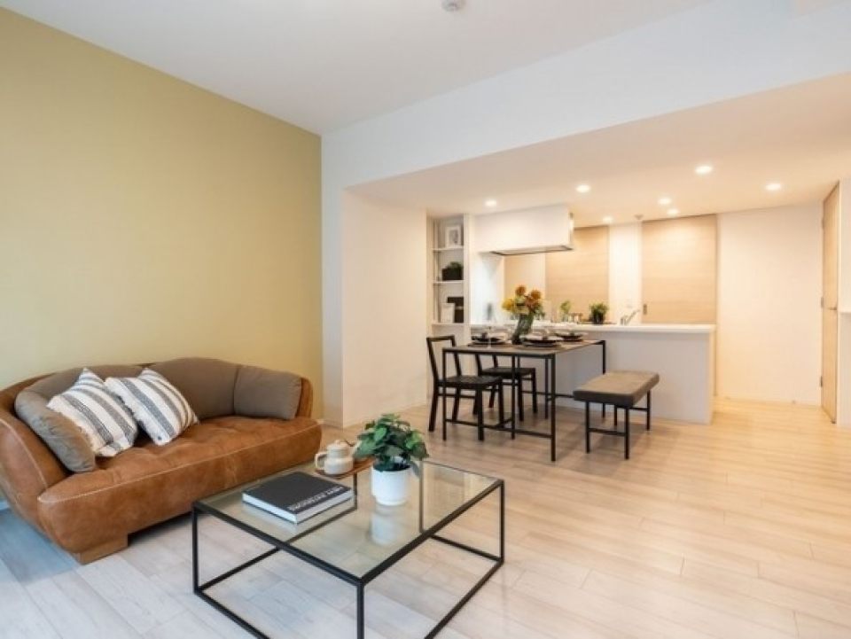 インテリアを楽しめるゆとりのある広さです