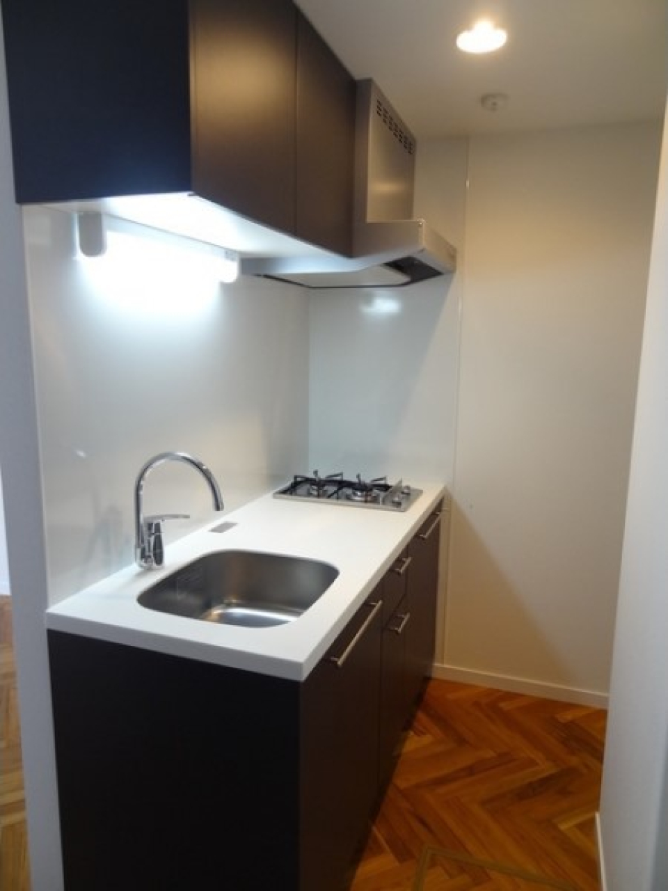 細かいですが、グースネックの水栓ってちょっと惹かれます