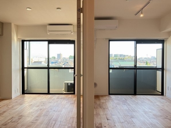 床は肌触りの良いバーチ材だそうです