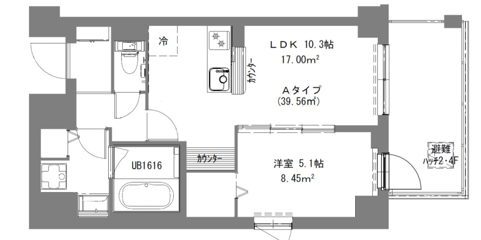 ＳＲＳ八広　503号室［ペット可］の間取り図