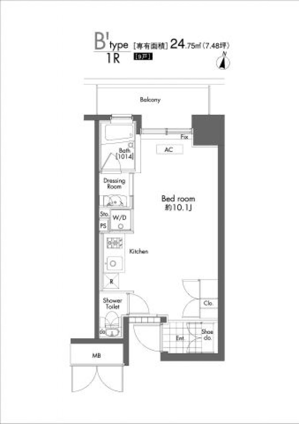 クリアーな気持ちでの間取り図