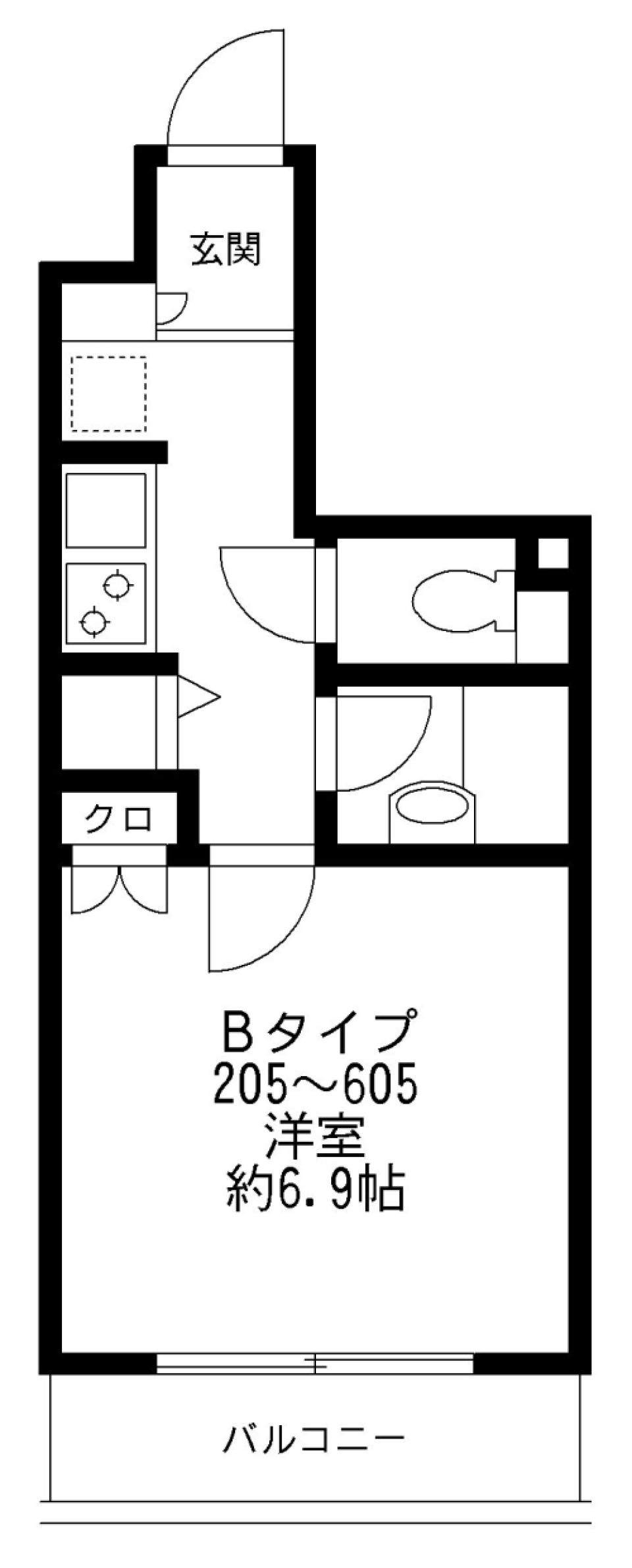 プライムアーバン番町　704号室の間取り図