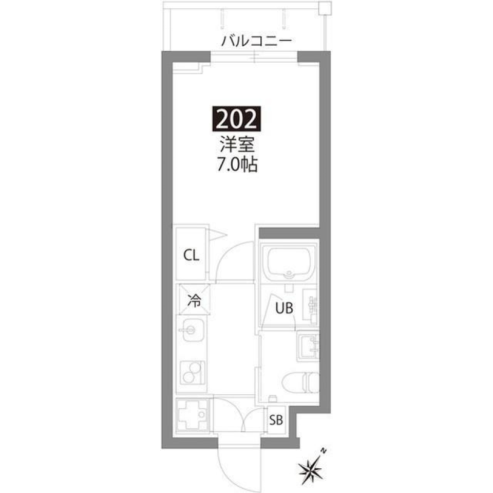 築浅デザイナーズが好きの間取り図
