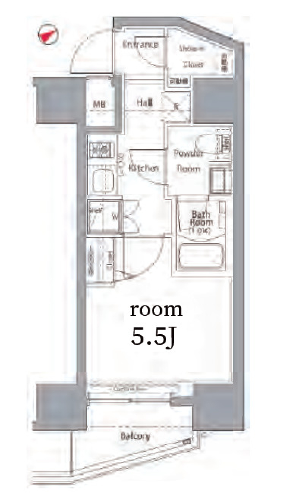 ハイスペック築浅分譲デザイナーズ［ペット可］の間取り図