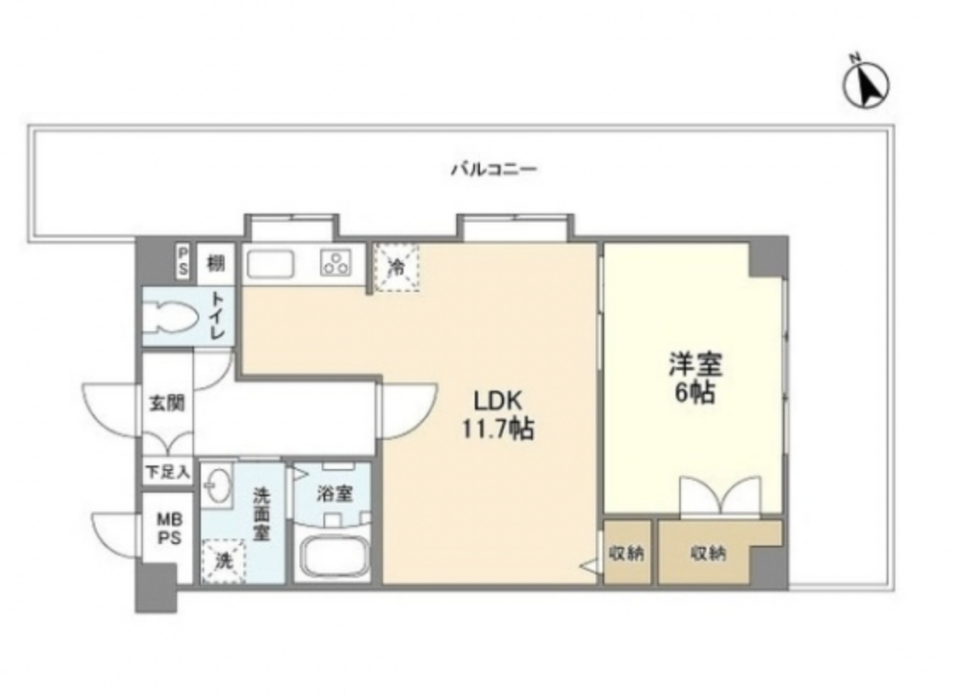無垢床に惚れた！の間取り図