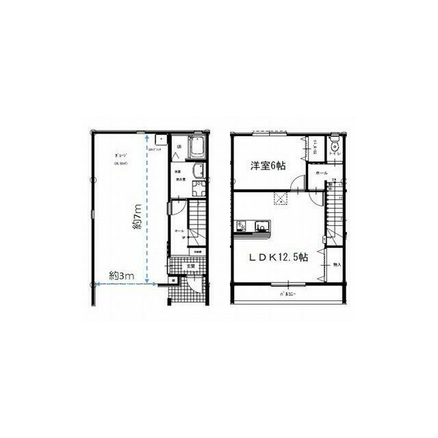 ひとり暮らしにゆったり1LDK。
カップルでも住めそう。