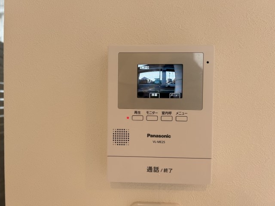 安心のTVインターホン付き