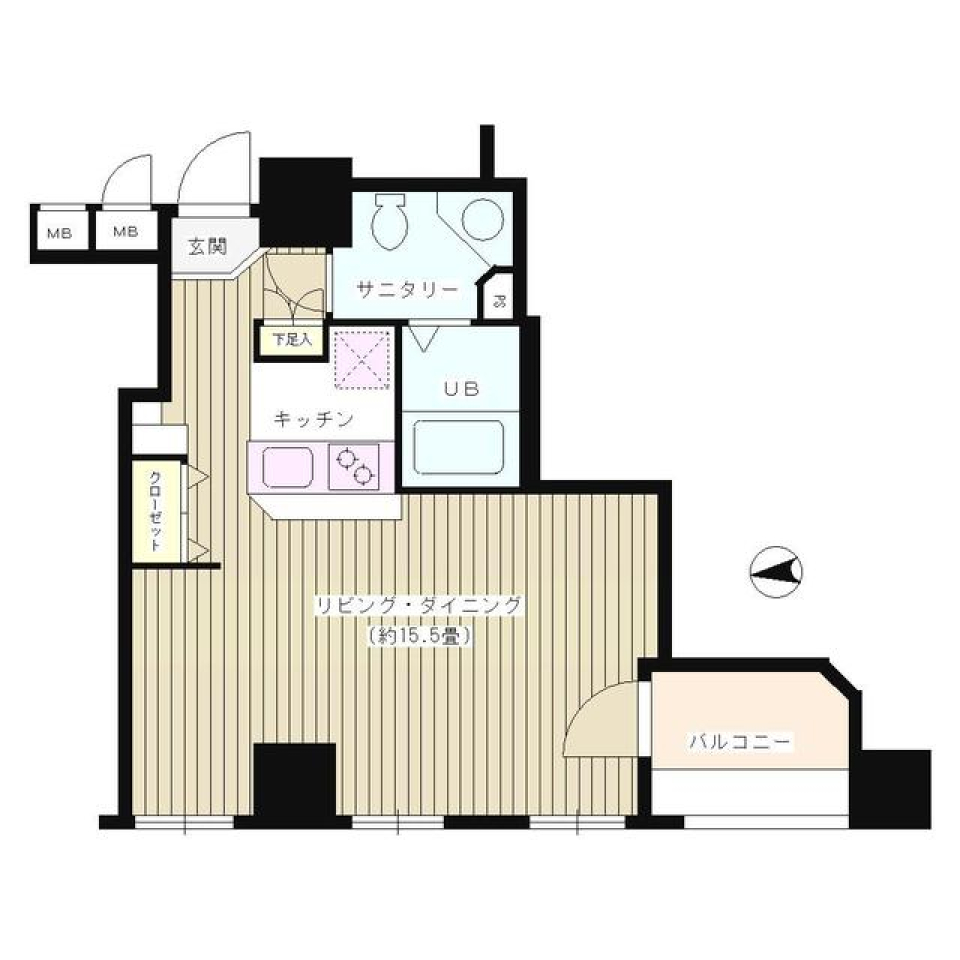 Ｋ&rsquo;ｓ麹町　502号室の間取り図