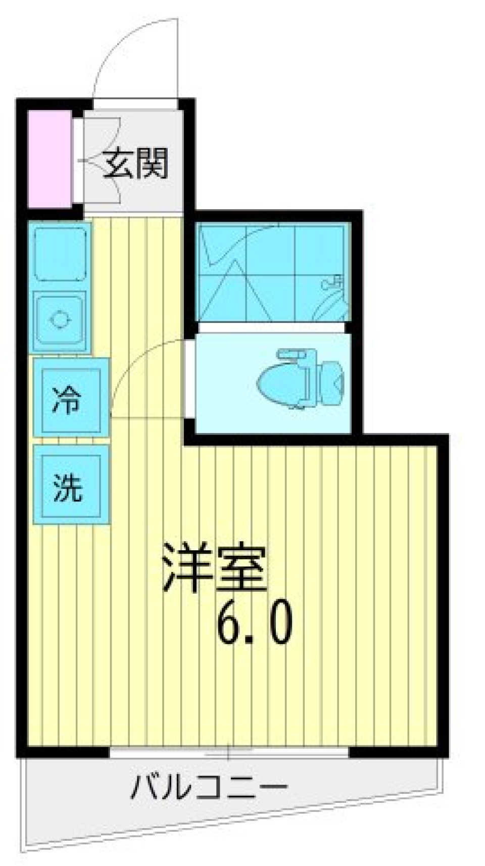 大森スカイレジデンス　306号室の間取り図