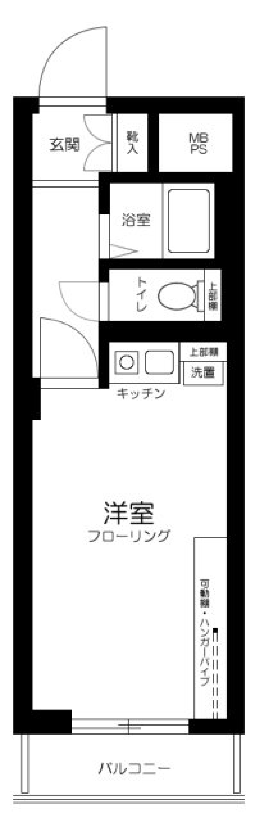 ヴェラハイツ鶴見　516号室の間取り図