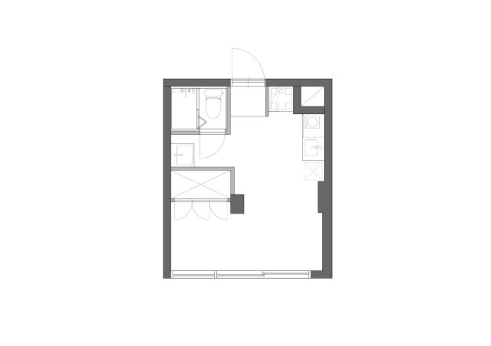 クレメントハウス　３０２号室の間取り図