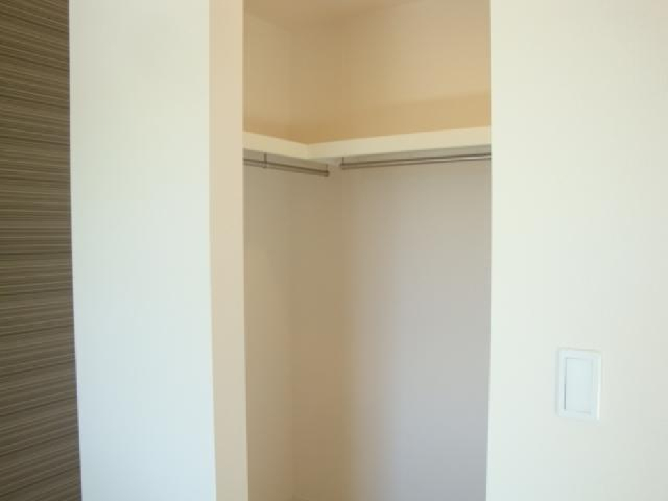 ウォークインクローゼットでがあるので収納力もしっかり