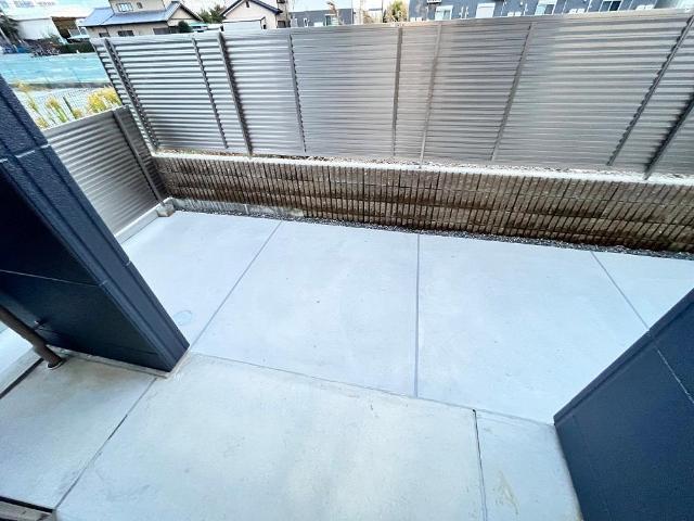 段差のあるテラス
ガーデニングも楽しめそう