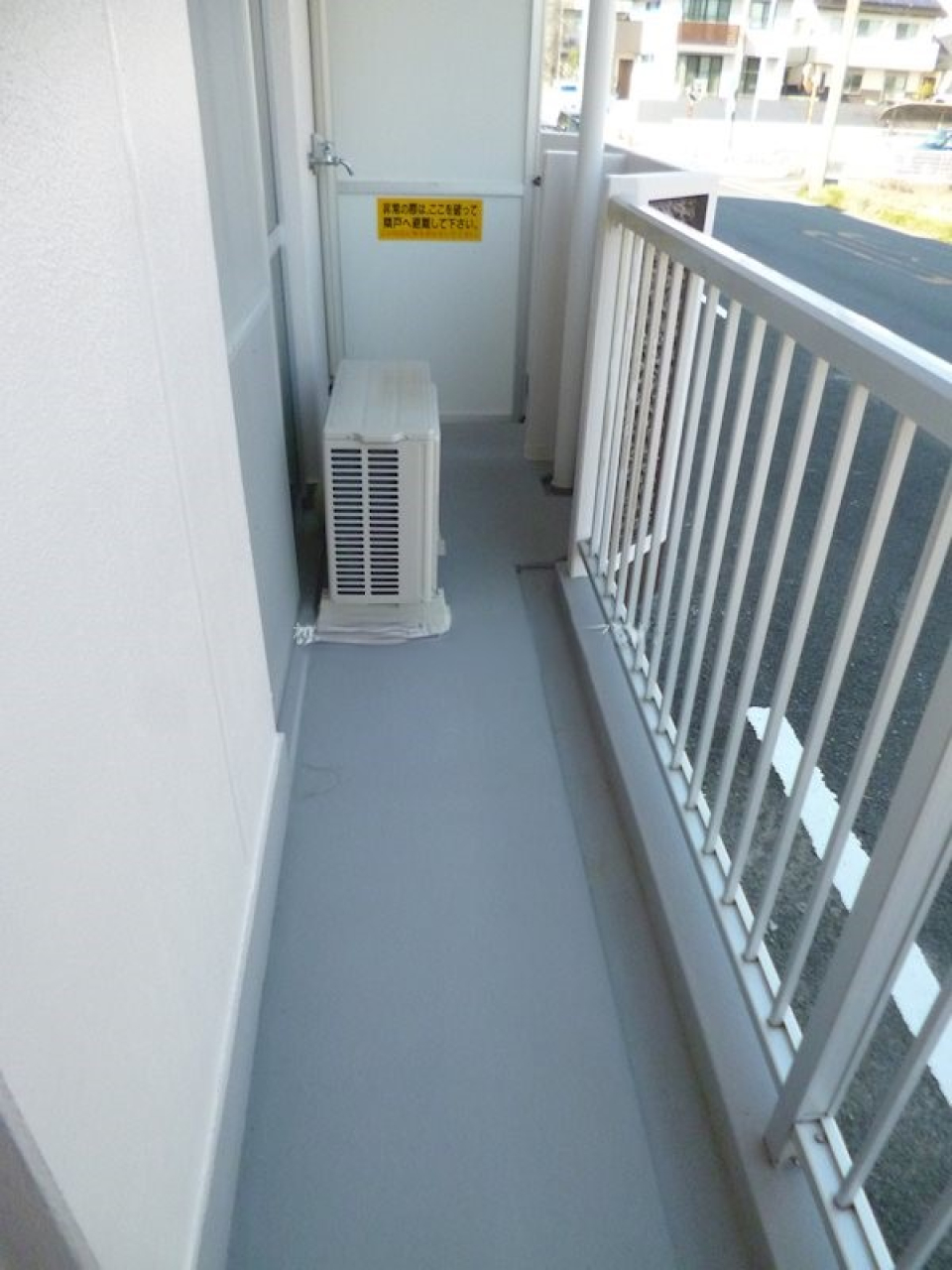 バルコニーの様子。