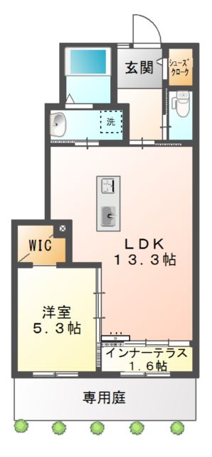 1～2人暮らしにぴったりな１LDK