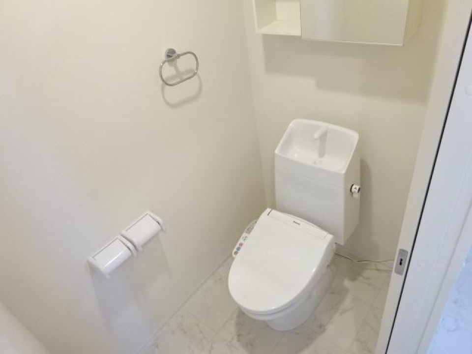 清潔感あふれるトイレ