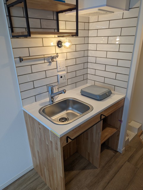 こんなかわいらしいキッチンに憧れてた