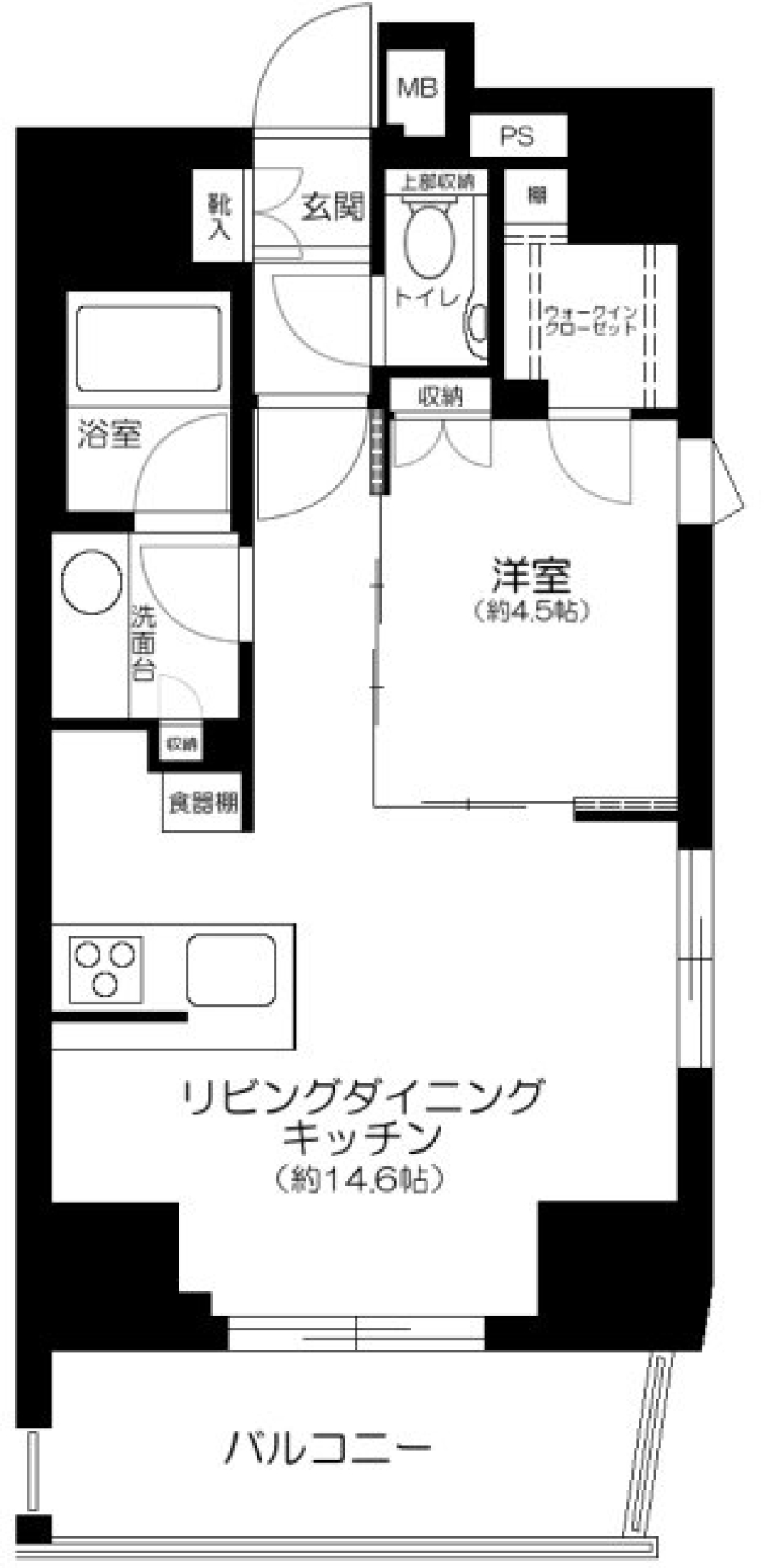 イトーピア目白カレン　306号室の間取り図