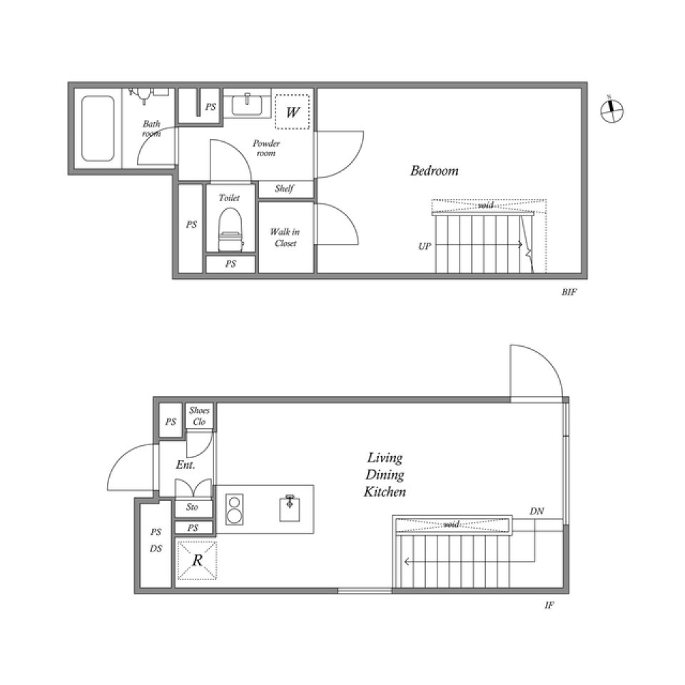 ＰＡＳＥＯ新宿三丁目Ⅱ　0103号室の間取り図