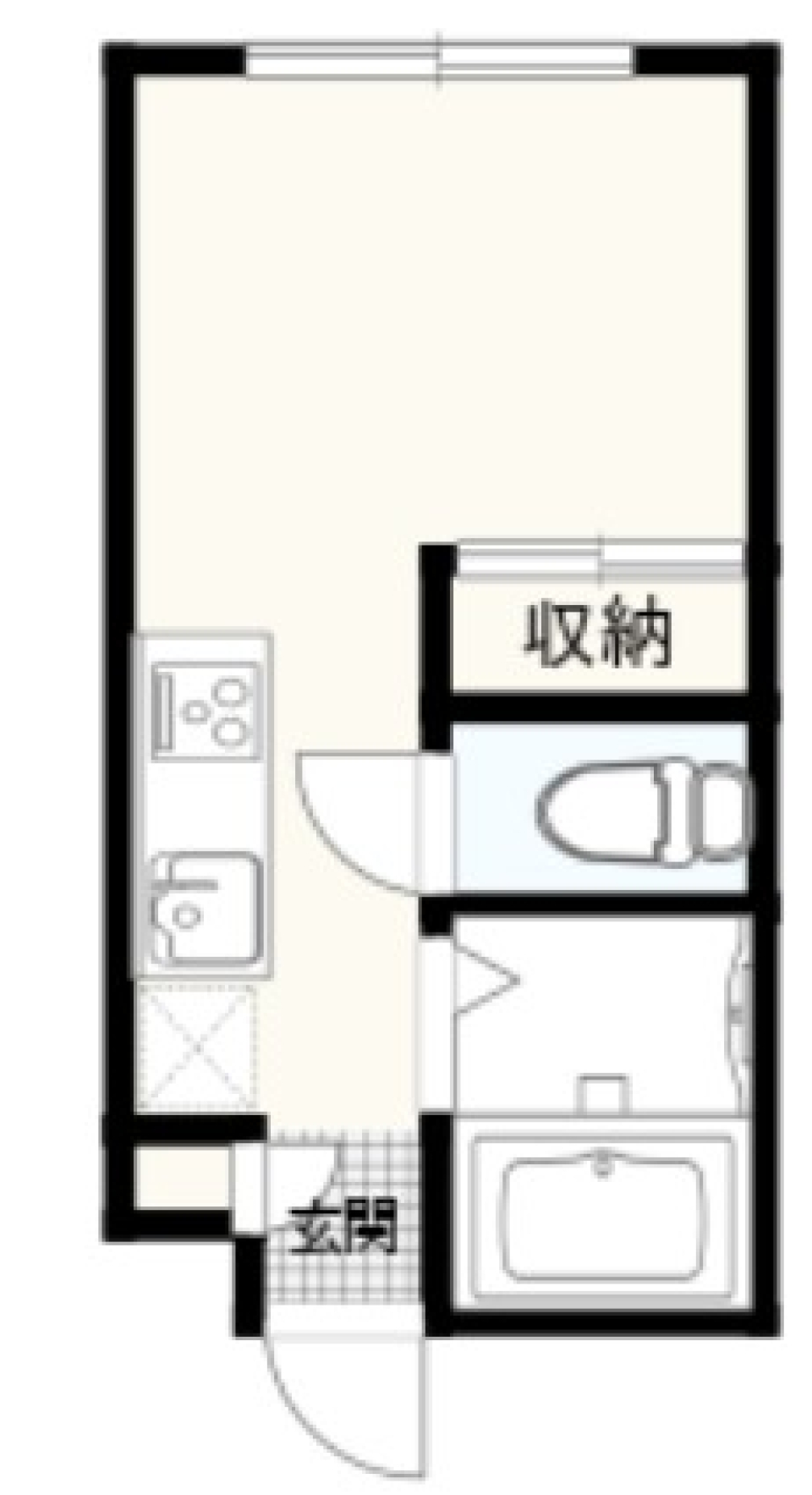 グルクスハイム経堂　106号室の間取り図