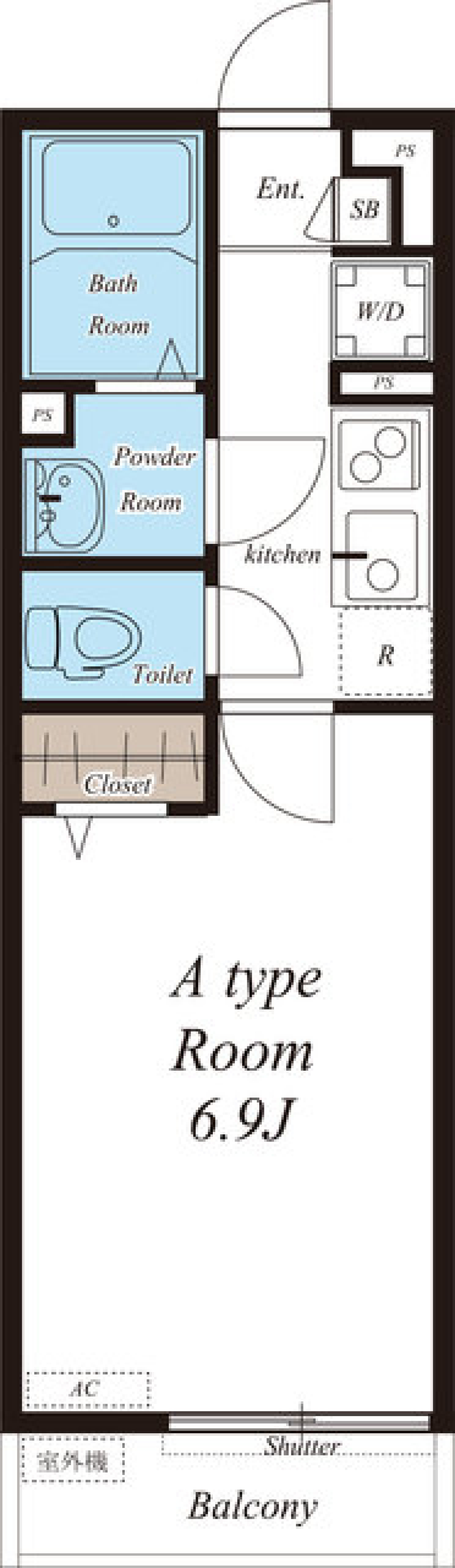 リブリ・アルペジオ　301号室の間取り図