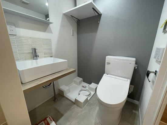 コンパクトにまとまったサニタリールーム